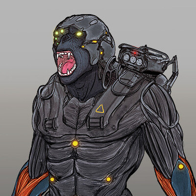 Chimp Space Marine