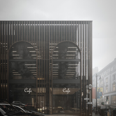 Architectural Concept in LA (Концепт реконструкции здания в ЛА)