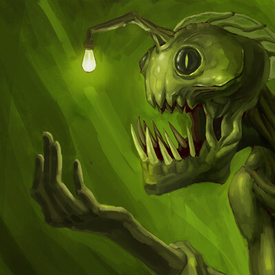Deep sea monster