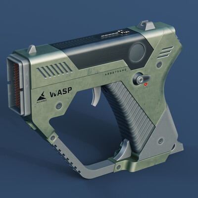 Sci-fi handgun