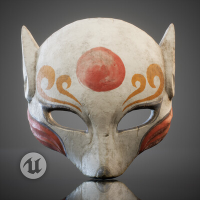 Маска Kitsune