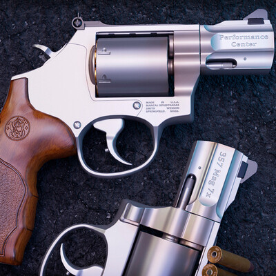 Модель  .357 Magnum 2.5 Blender 2.83