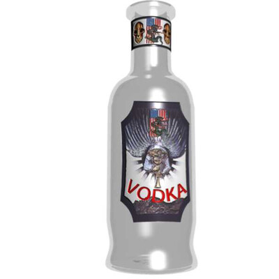 Бутылка фантазийной водки