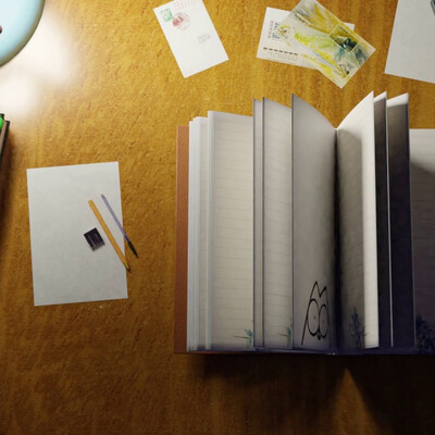 Анимация книги в Blender