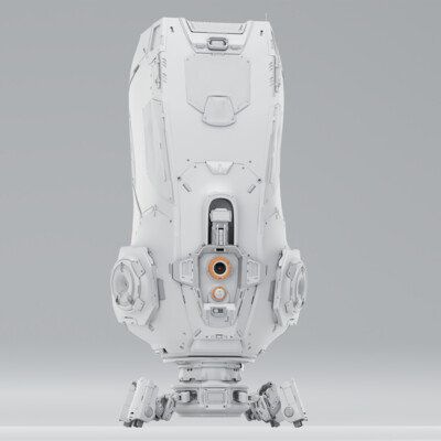 Робот по курсу Hard-Surface by Gleb