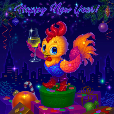 New Year card