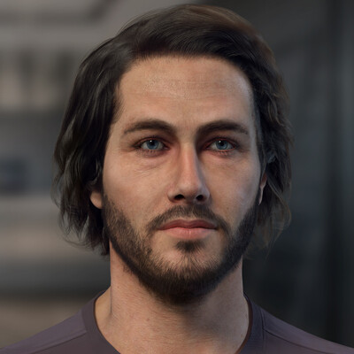 cgi realistic portrait