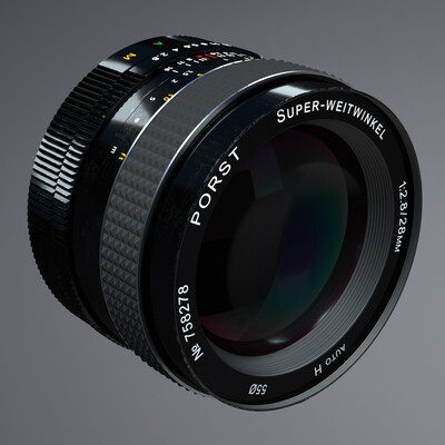 Объектив Porst  28mm f / 2.8.
