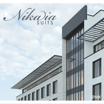 "Nikaia suits" концепция фасада отелья