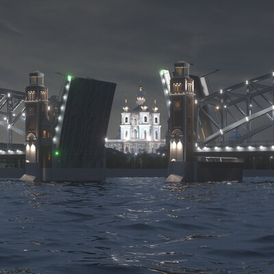 Большеохтинский Мост