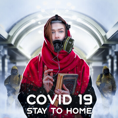 covid 19 оствайся дома