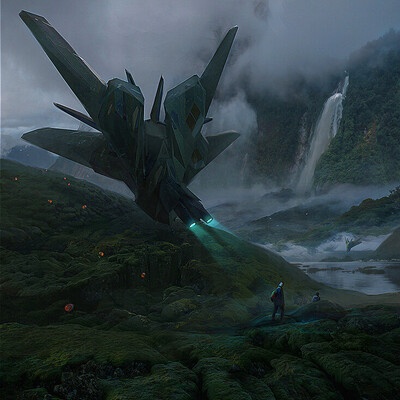 Студентка Сурнина Ольга / Курс "Концепт Арт Окружения, Matte Painting и 3D для 2D".