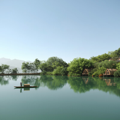 Boat Rooms on the Fuchun River