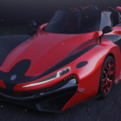 Red Car
