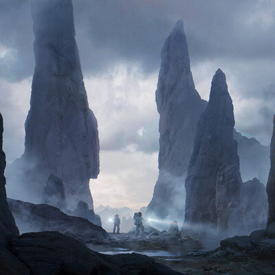 Студентка Котова Екатерина / Курс "Концепт Арт Окружения, Matte Painting и 3D для 2D"
