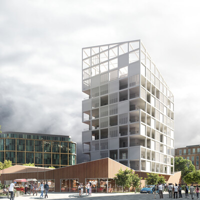 30 Social Housing Units in Nantes (France) Concept