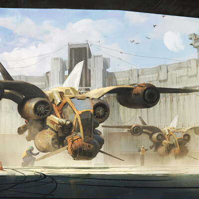 On take-off