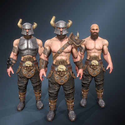 Warrior with an axe