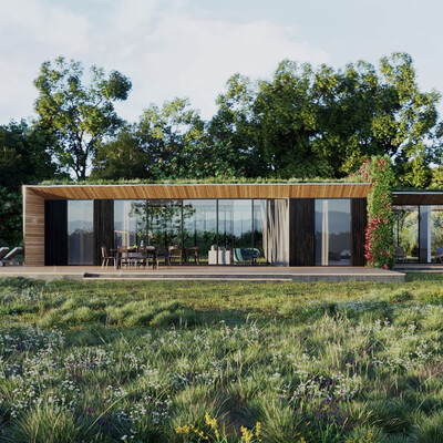 short film. UK villa