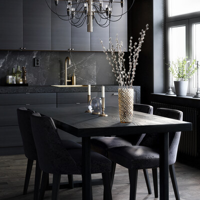 Dark kitchen