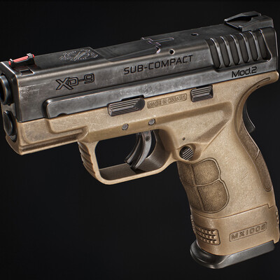 Springfield XD Mod.2 & Tactical Gloves