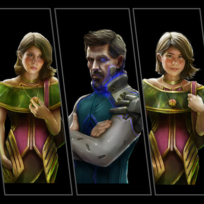 Сharacter concept for space short story