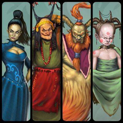 Mighty Six Sorcerers from the Box of Mystery