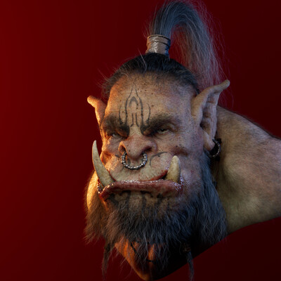 Orc (old sculpt- just finish texture and add hairs)