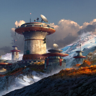mountain base