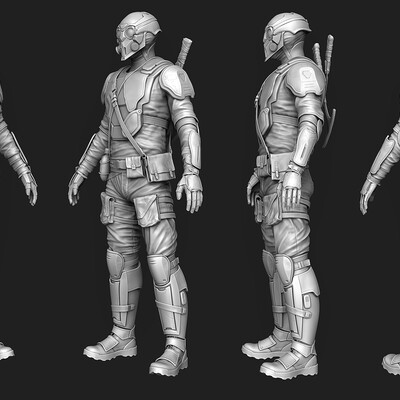 Casmir Highpoly sculpt