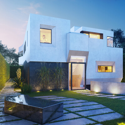 Private Villa project in Santa Monica, California.