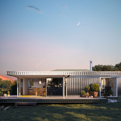 Metal house
