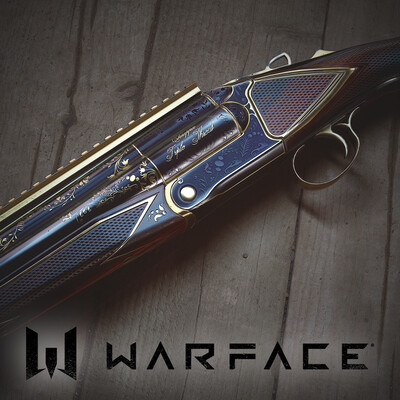 Shotgun Chiappa Triple Threat Gold Version for Warface