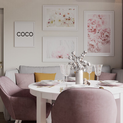 Pink kitchen UE4