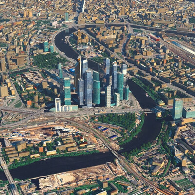 Москва 3D карта