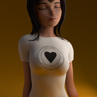 Stylized girl