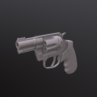 Revolver Game - ready model