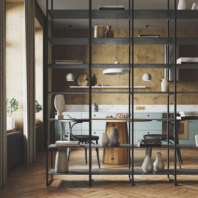 Men's apartment