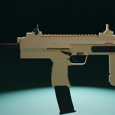 LowPoly MP-7