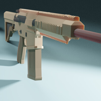 LowPoly AR-15
