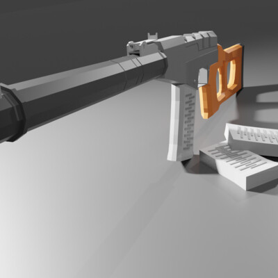 LowPoly VSS Vintorez