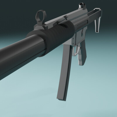 LowPoly MP5SD