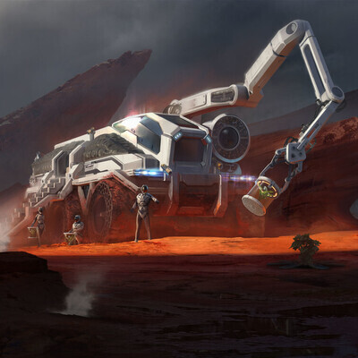 Студент Криволапов Александр / Курс "Концепт Арт Окружения, Matte Painting и 3D для 2D"