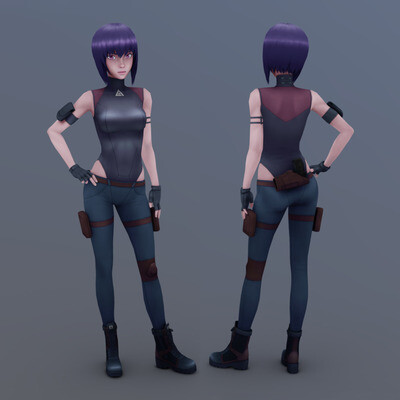 Мотоко (Ghost in the Shell: SAC_2045)