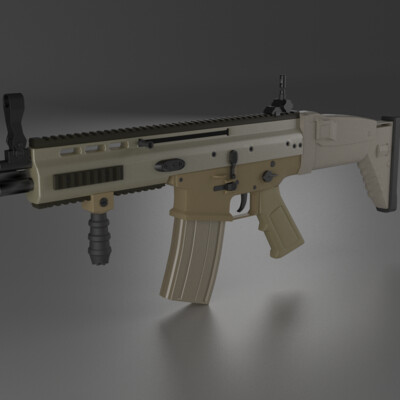 FN Scar бельгийская штурмовая винтовка