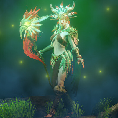 Priestess of the forest