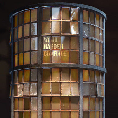 Old factory windows