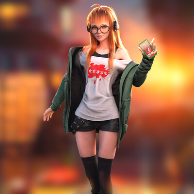 Futaba Sakura (Persona 5 - fan art)