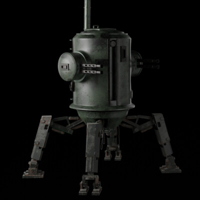 Fanart of Iron Harvest. Polania Mech PZM-9 Straznik