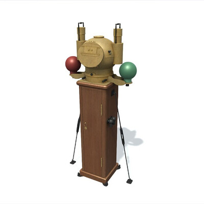 3D model. Binnacle A FV.